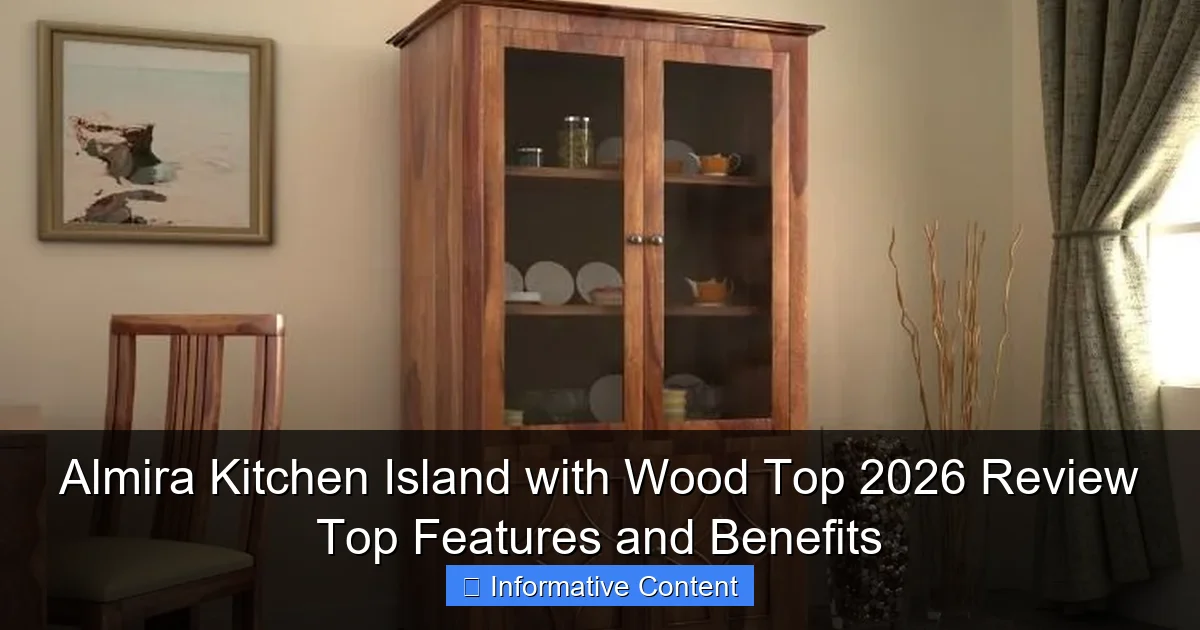 Almira Kitchen Island with Wood Top 2026 Review Top Features and Benefits