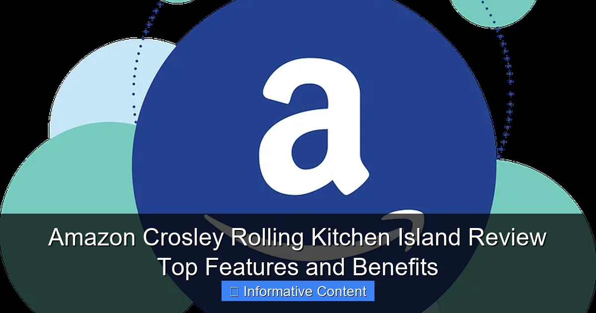 Amazon Crosley Rolling Kitchen Island Review Top Features and Benefits