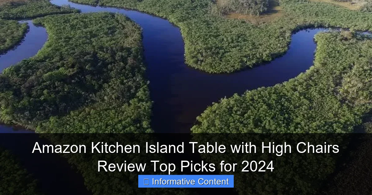 Amazon Kitchen Island Table with High Chairs Review Top Picks for 2024