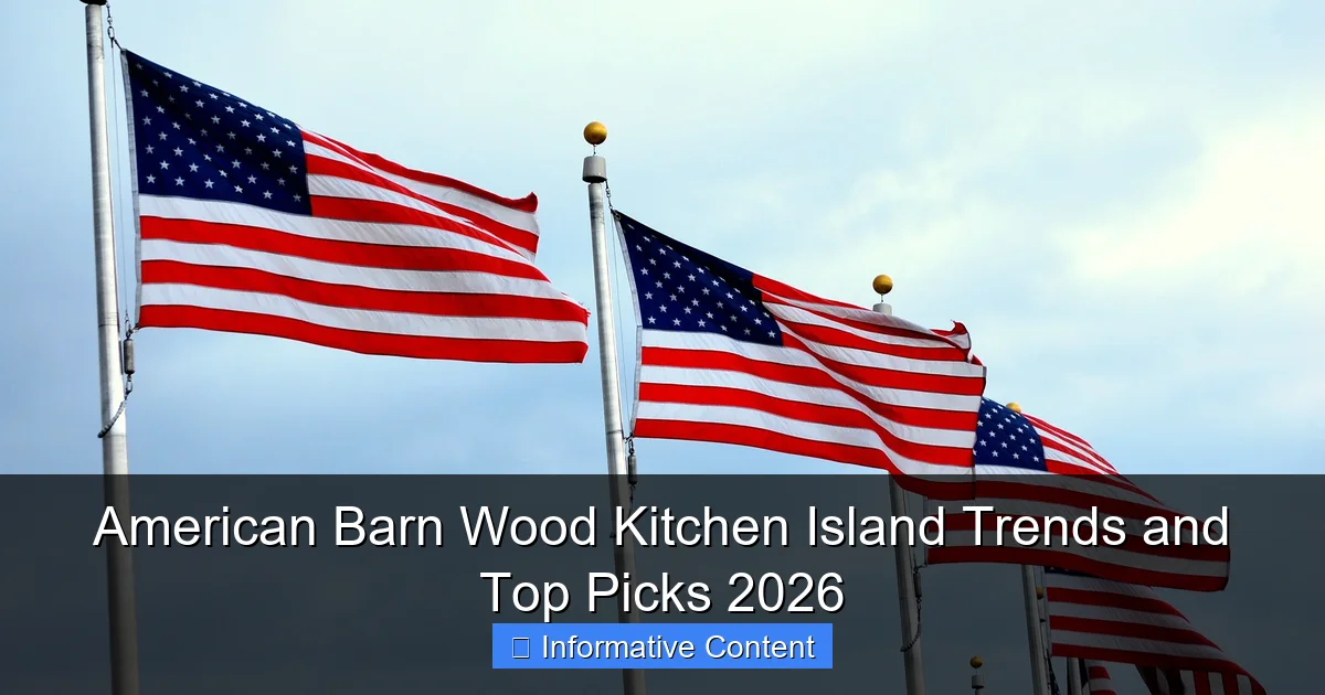 American Barn Wood Kitchen Island Trends and Top Picks 2026