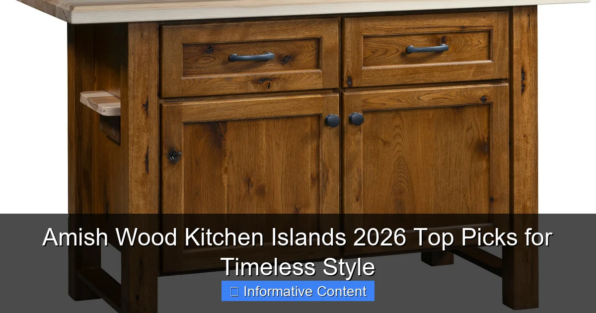 Amish Wood Kitchen Islands 2026 Top Picks for Timeless Style
