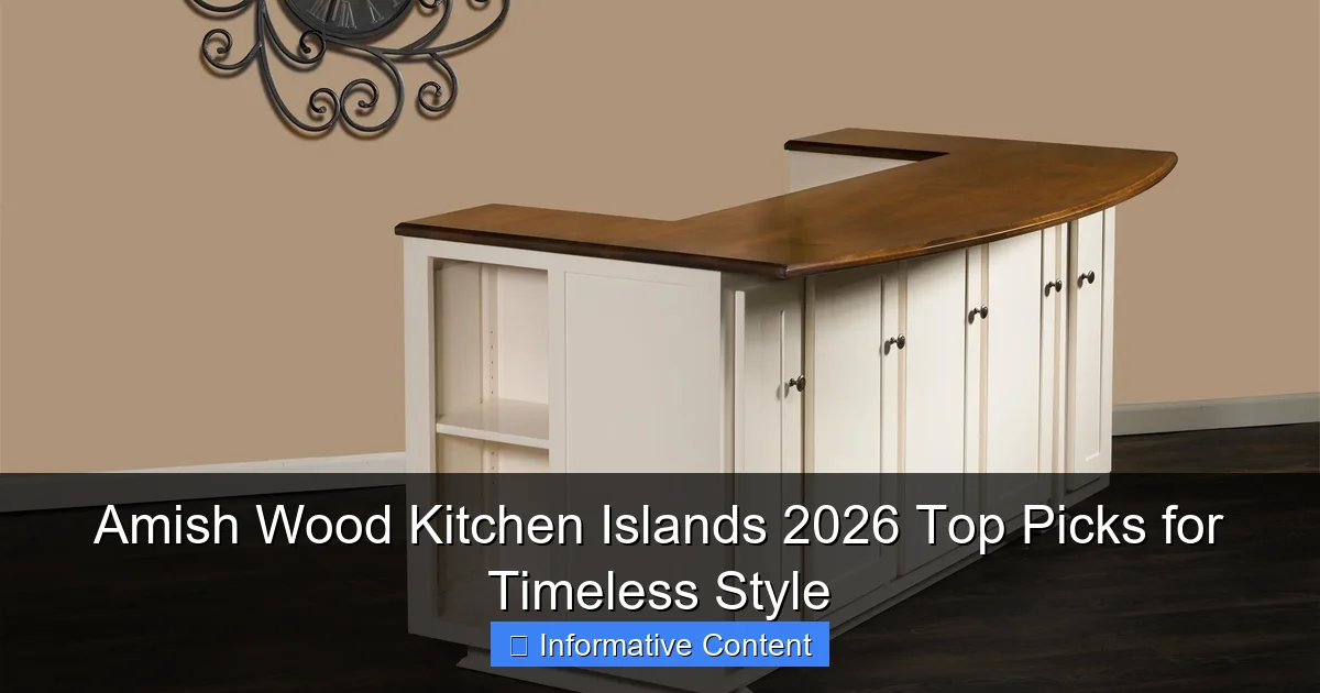 Amish Wood Kitchen Islands 2026 Top Picks for Timeless Style