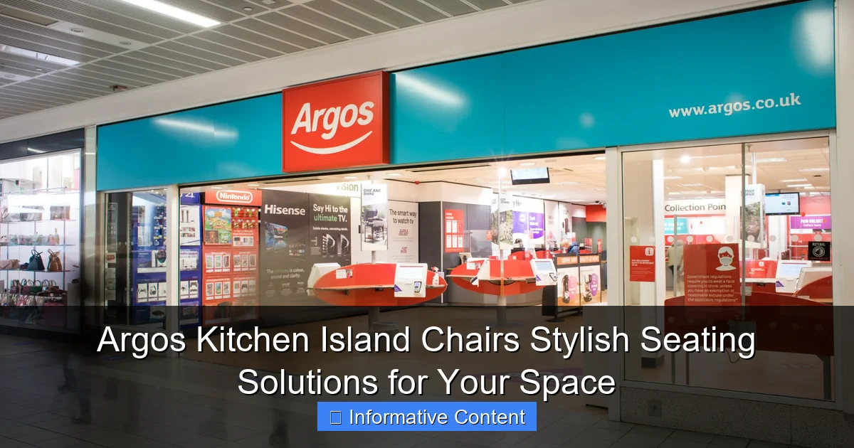 Argos Kitchen Island Chairs Stylish Seating Solutions for Your Space