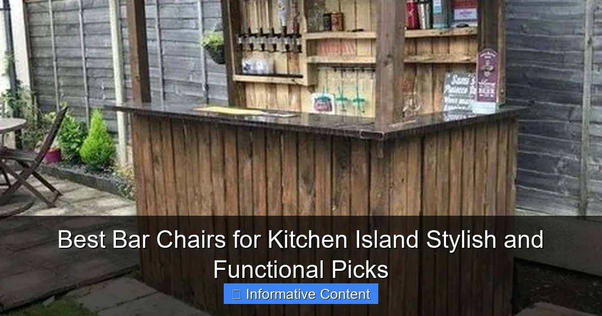 Best Bar Chairs for Kitchen Island Stylish and Functional Picks