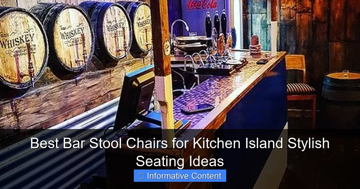 Best Bar Stool Chairs for Kitchen Island Stylish Seating Ideas