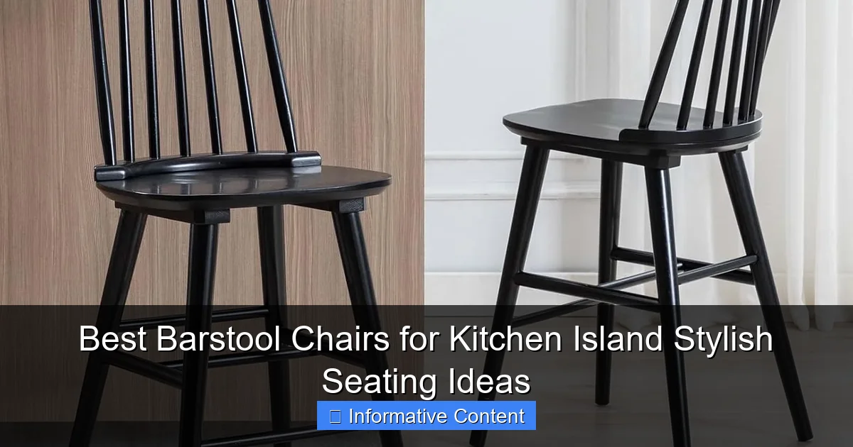 Best Barstool Chairs for Kitchen Island Stylish Seating Ideas