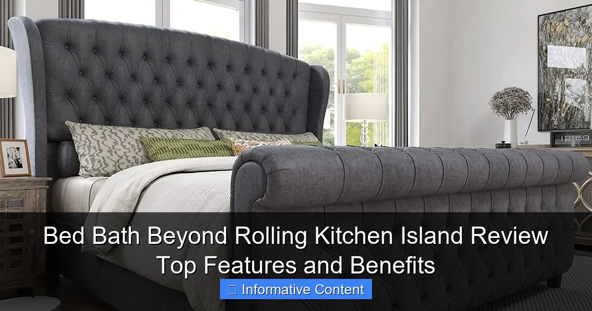 Bed Bath Beyond Rolling Kitchen Island Review Top Features and Benefits