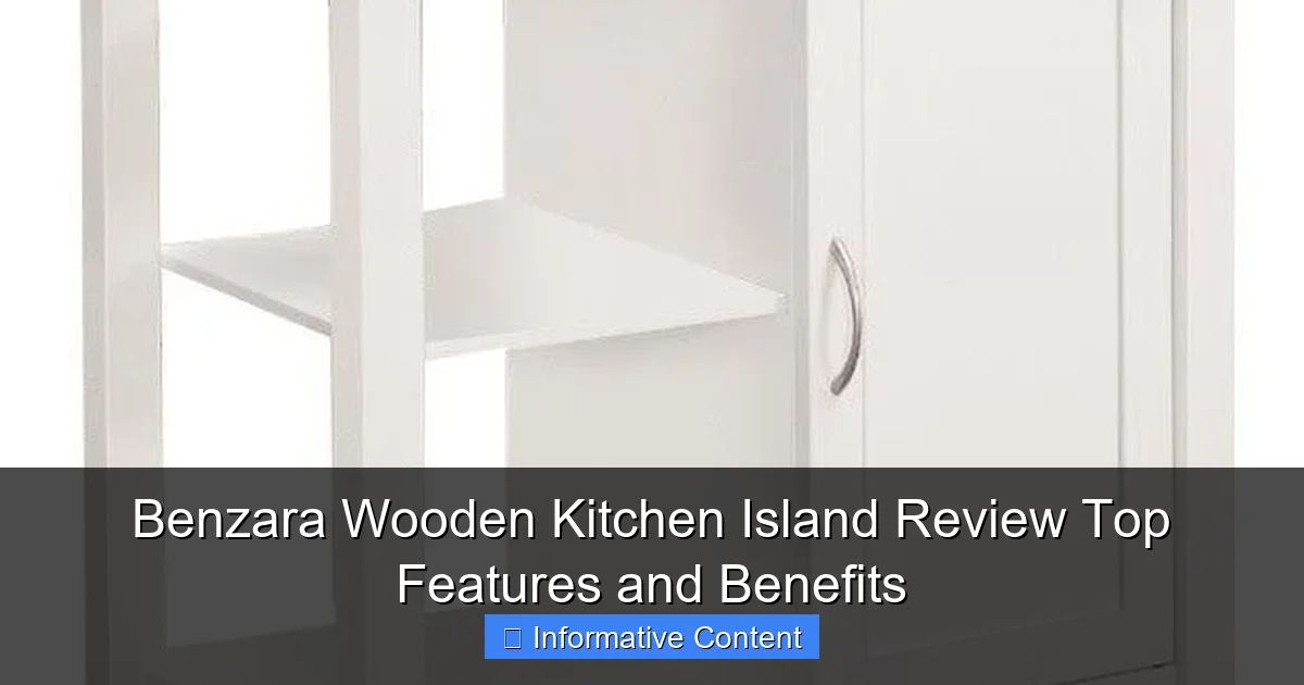 Benzara Wooden Kitchen Island Review Top Features and Benefits