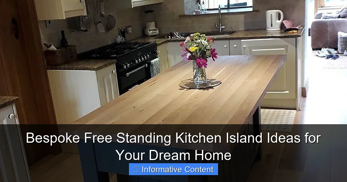 Bespoke Free Standing Kitchen Island Ideas for Your Dream Home