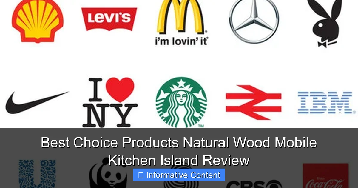 Best Choice Products Natural Wood Mobile Kitchen Island Review