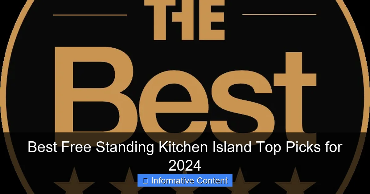 Best Free Standing Kitchen Island Top Picks for 2024