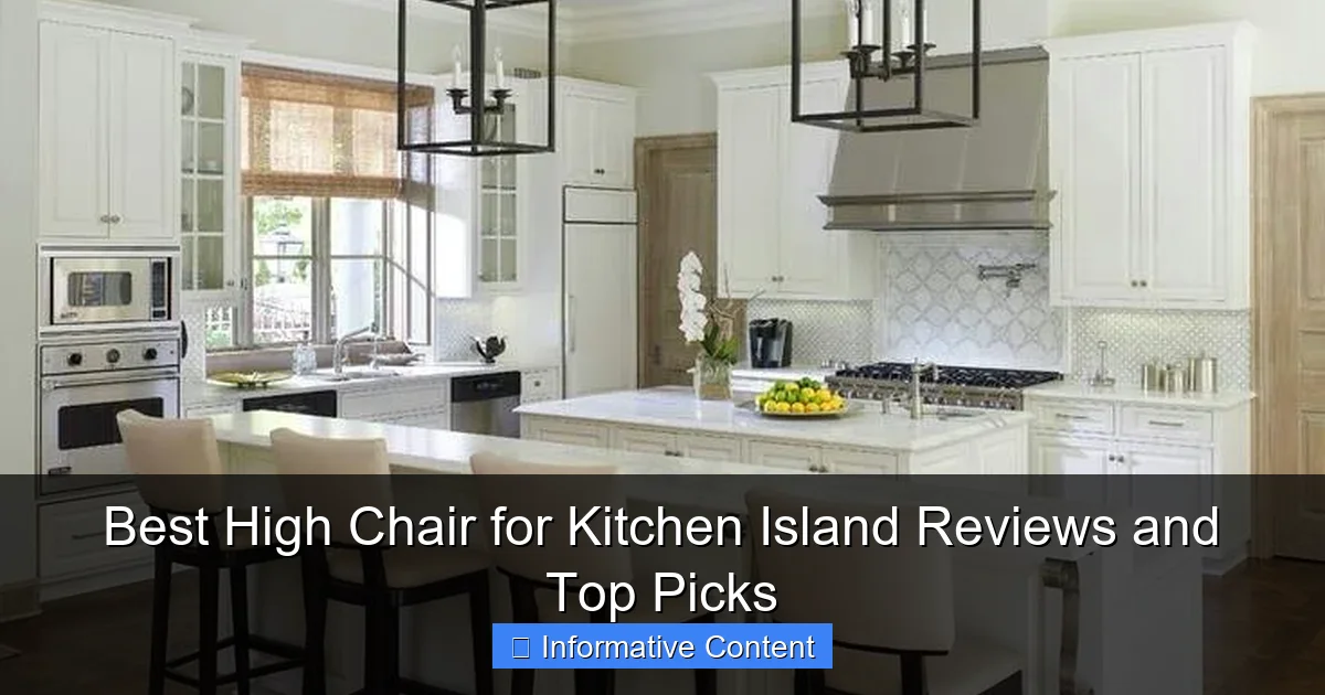 Best High Chair for Kitchen Island Reviews and Top Picks