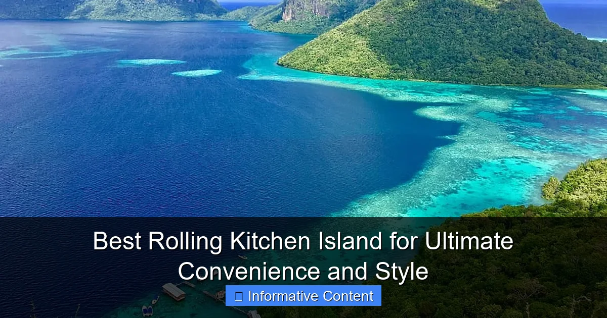 Best Rolling Kitchen Island for Ultimate Convenience and Style