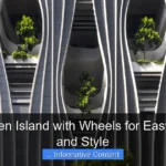 Big Kitchen Island with Wheels for Easy Mobility and Style