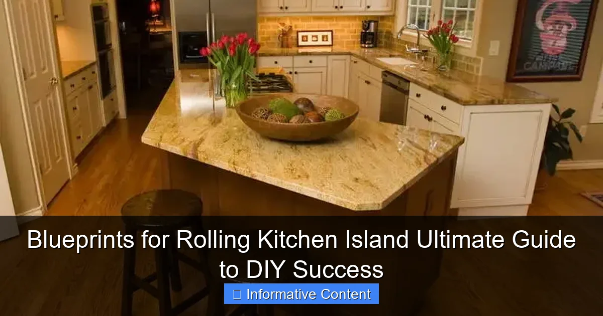 Blueprints for Rolling Kitchen Island Ultimate Guide to DIY Success