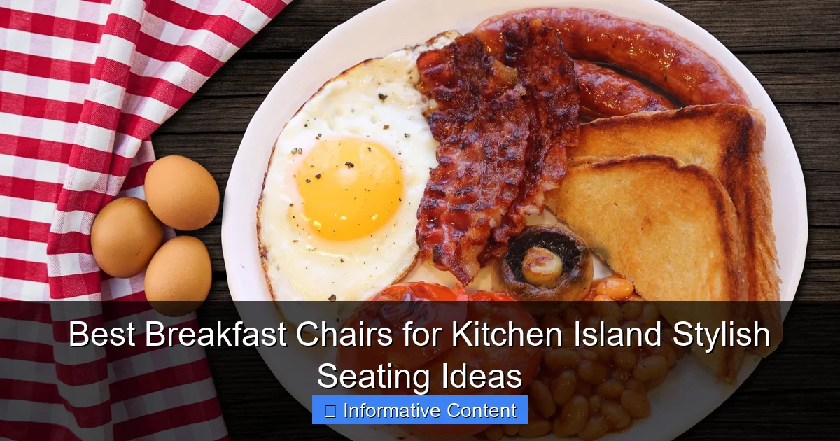 Best Breakfast Chairs for Kitchen Island Stylish Seating Ideas