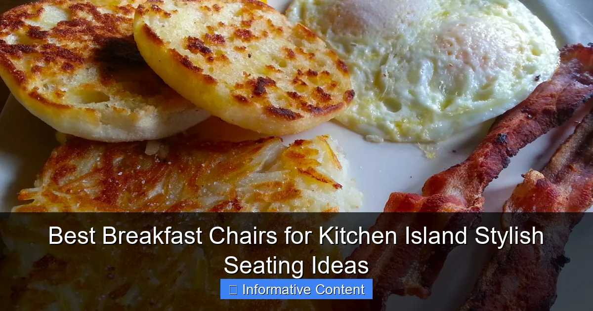 Best Breakfast Chairs for Kitchen Island Stylish Seating Ideas