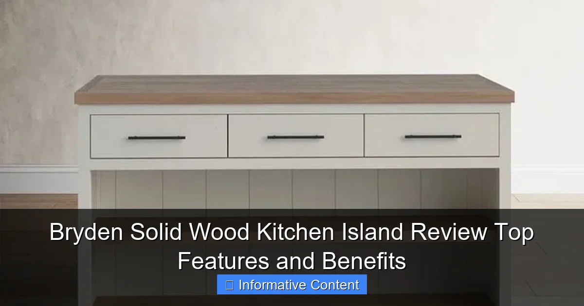 Bryden Solid Wood Kitchen Island Review Top Features and Benefits