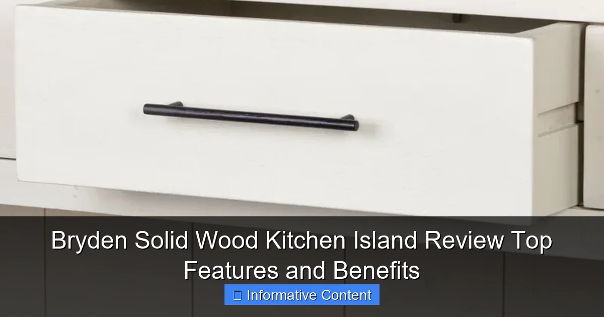 Bryden Solid Wood Kitchen Island Review Top Features and Benefits