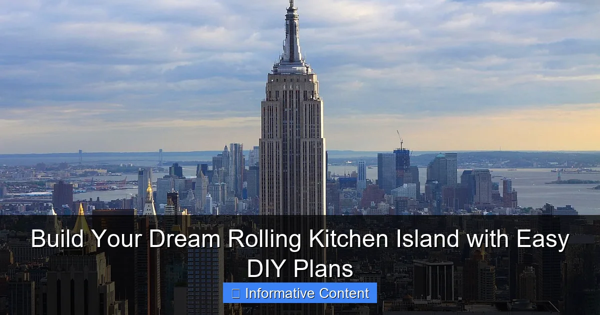 Build Your Dream Rolling Kitchen Island with Easy DIY Plans