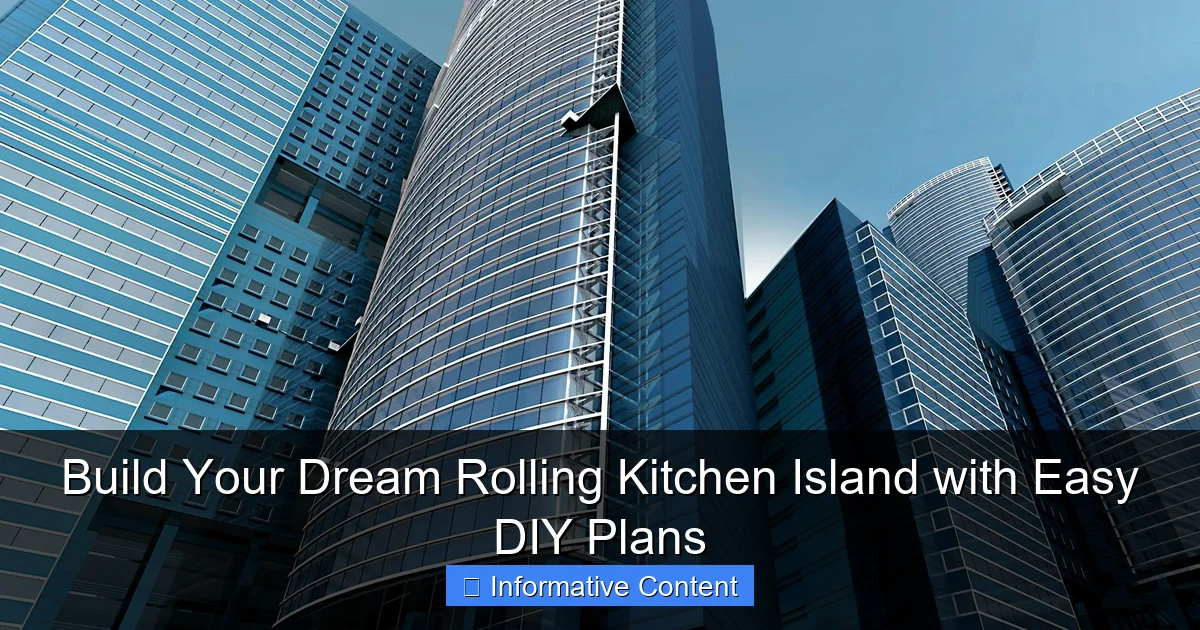 Build Your Dream Rolling Kitchen Island with Easy DIY Plans