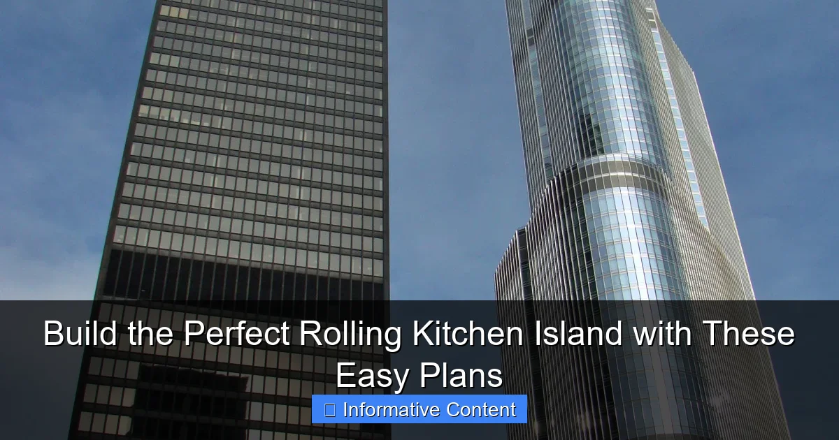 Build the Perfect Rolling Kitchen Island with These Easy Plans