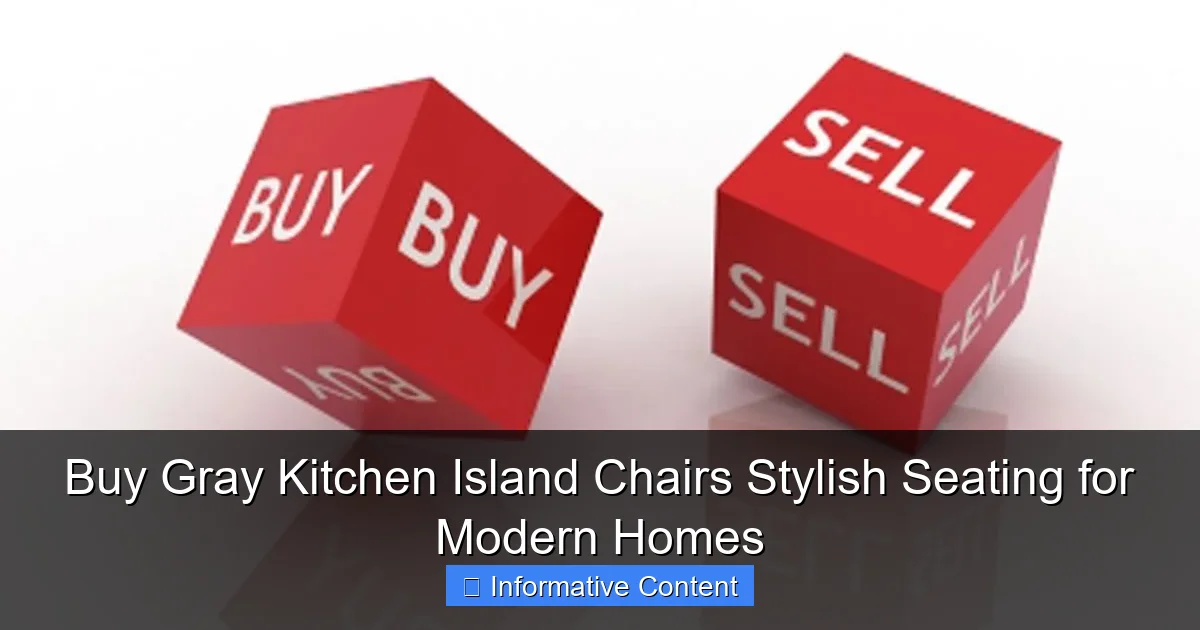 Buy Gray Kitchen Island Chairs Stylish Seating for Modern Homes