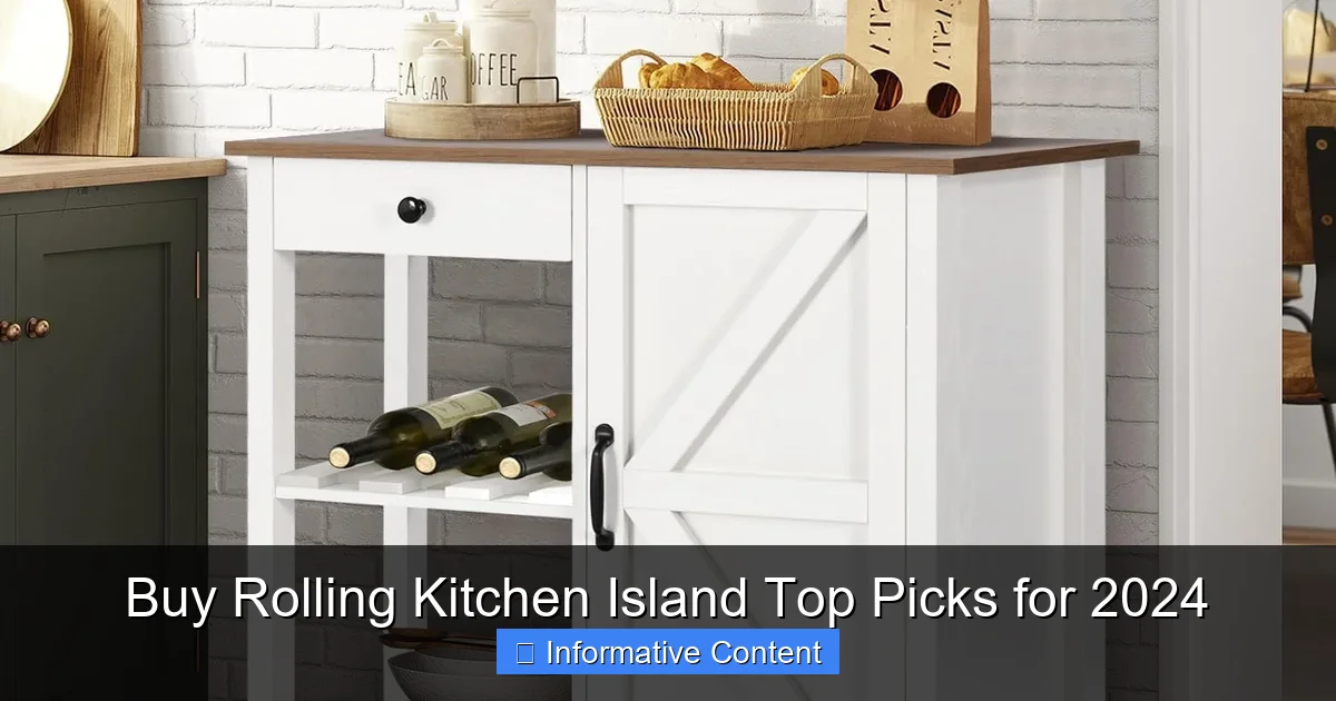 Buy Rolling Kitchen Island Top Picks for 2024