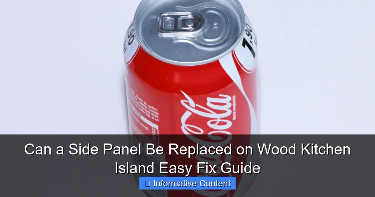 Can a Side Panel Be Replaced on Wood Kitchen Island Easy Fix Guide