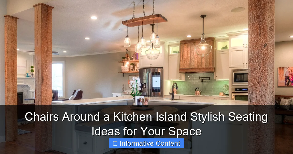 Chairs Around a Kitchen Island Stylish Seating Ideas for Your Space