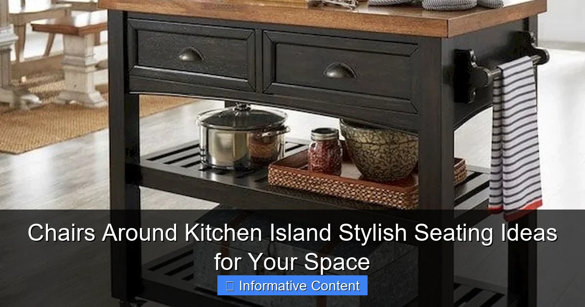 Chairs Around Kitchen Island Stylish Seating Ideas for Your Space