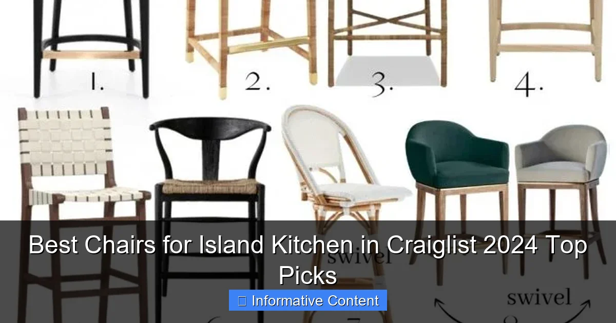 Best Chairs for Island Kitchen in Craiglist 2024 Top Picks