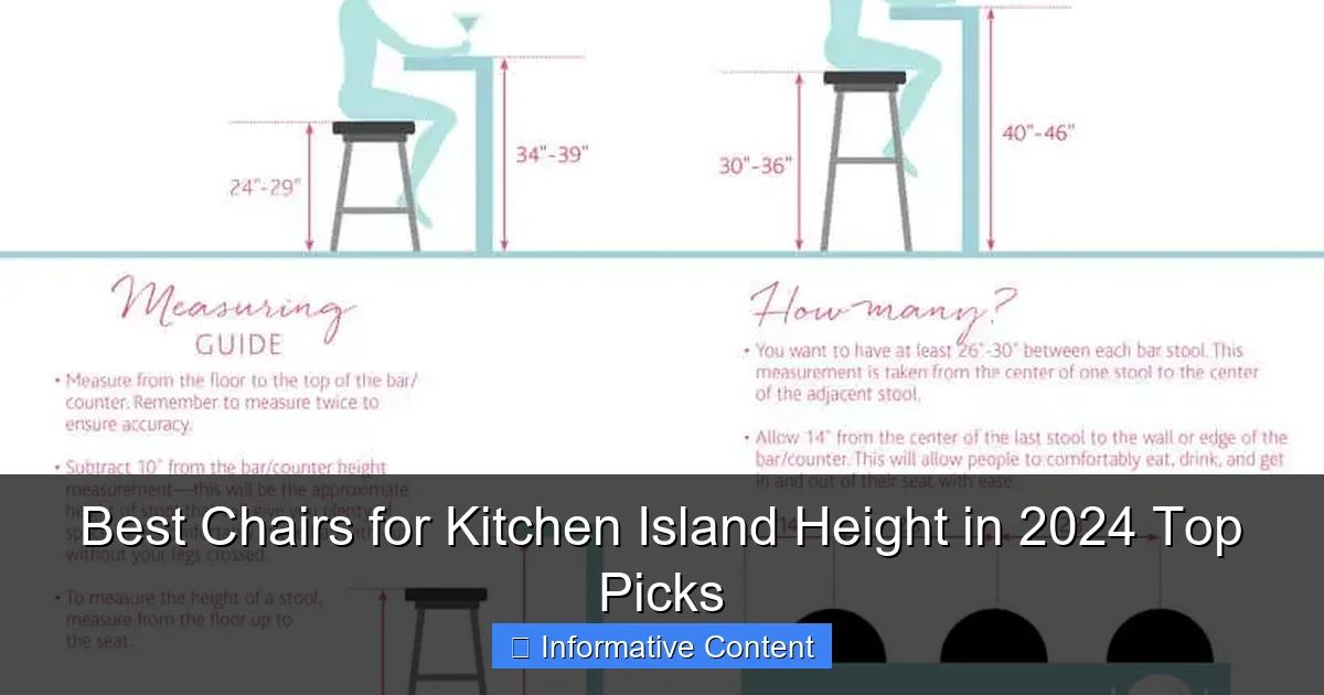 Best Chairs for Kitchen Island Height in 2024 Top Picks