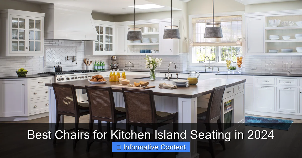 Best Chairs for Kitchen Island Seating in 2024