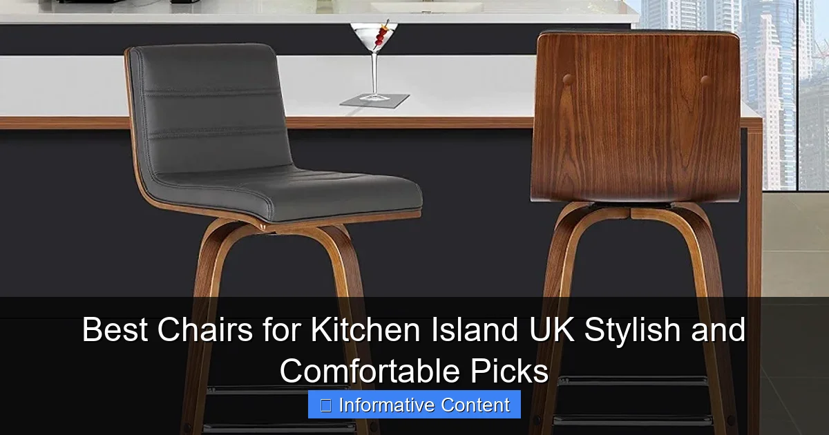 Best Chairs for Kitchen Island UK Stylish and Comfortable Picks