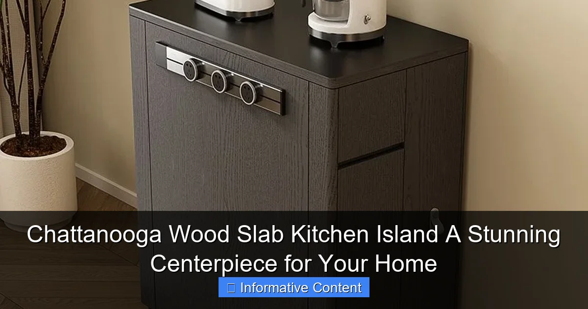 Chattanooga Wood Slab Kitchen Island A Stunning Centerpiece for Your Home