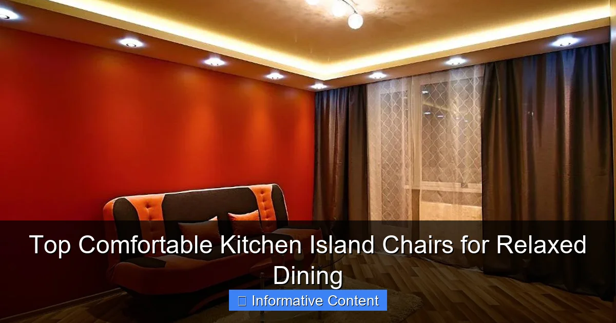 Top Comfortable Kitchen Island Chairs for Relaxed Dining
