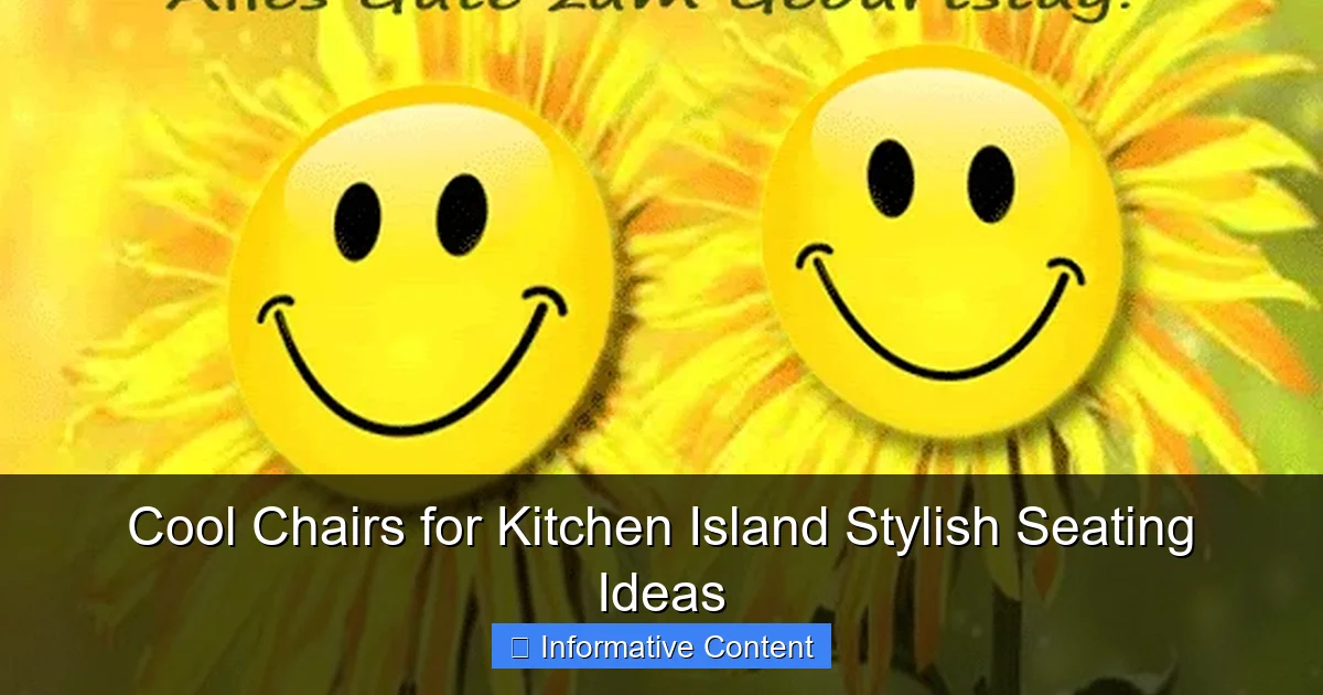 Cool Chairs for Kitchen Island Stylish Seating Ideas