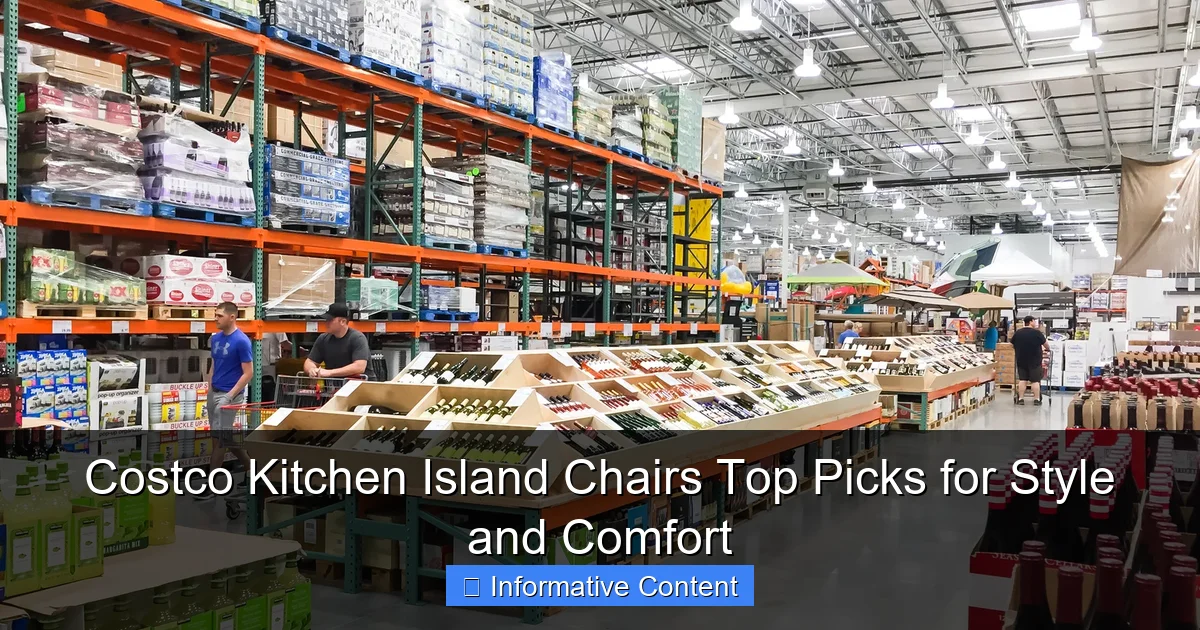 Costco Kitchen Island Chairs Top Picks for Style and Comfort