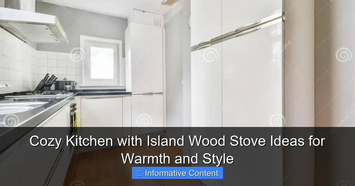 Cozy Kitchen with Island Wood Stove Ideas for Warmth and Style