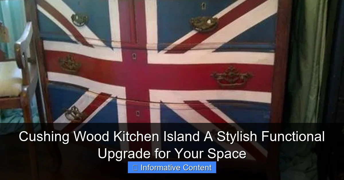 Cushing Wood Kitchen Island A Stylish Functional Upgrade for Your Space