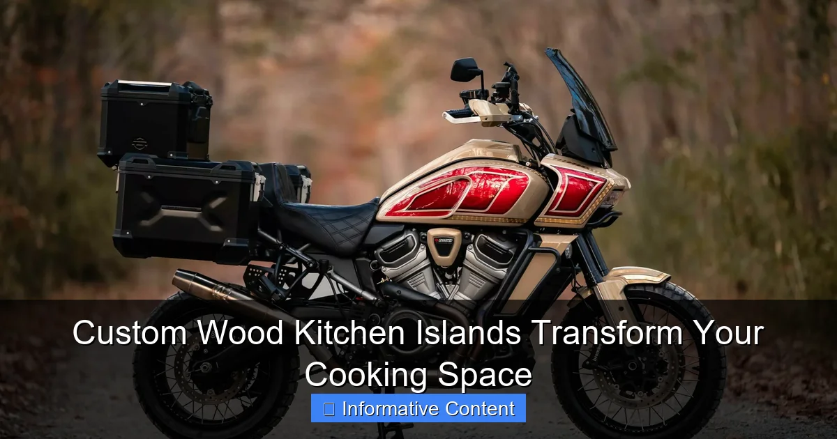 Custom Wood Kitchen Islands Transform Your Cooking Space