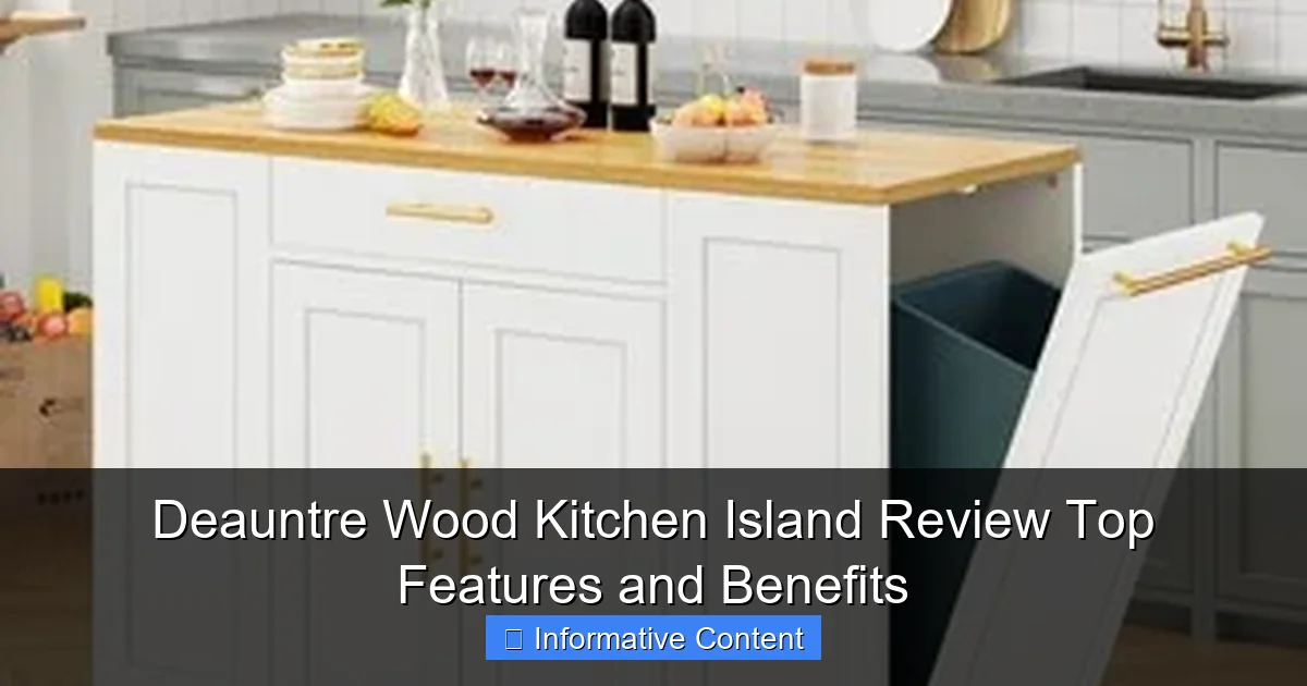 Deauntre Wood Kitchen Island Review Top Features and Benefits