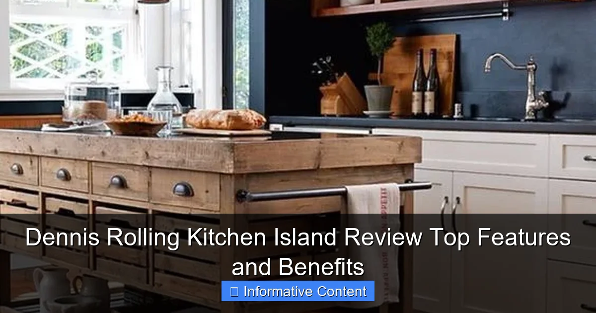 Dennis Rolling Kitchen Island Review Top Features and Benefits