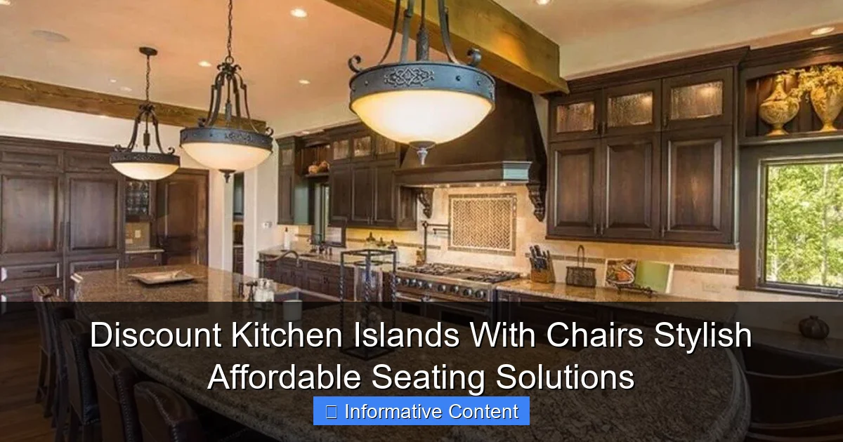 Discount Kitchen Islands With Chairs Stylish Affordable Seating Solutions