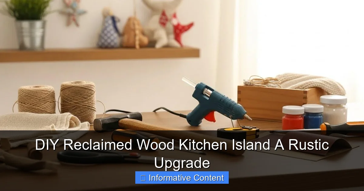 DIY Reclaimed Wood Kitchen Island A Rustic Upgrade