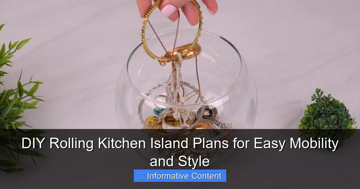 DIY Rolling Kitchen Island Plans for Easy Mobility and Style