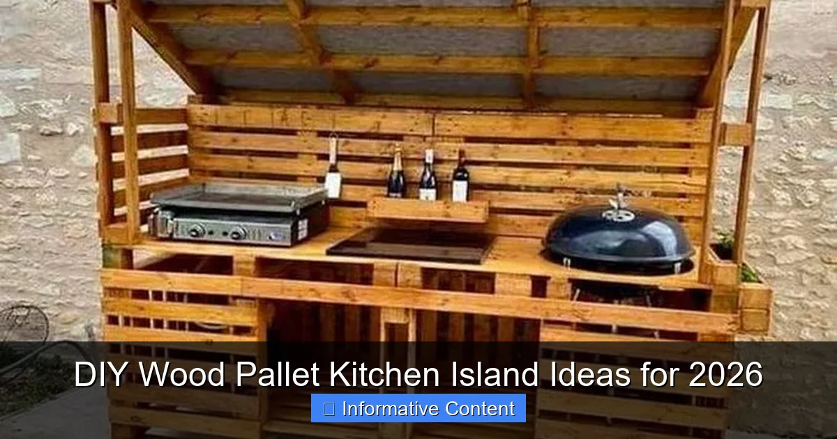 DIY Wood Pallet Kitchen Island Ideas for 2026