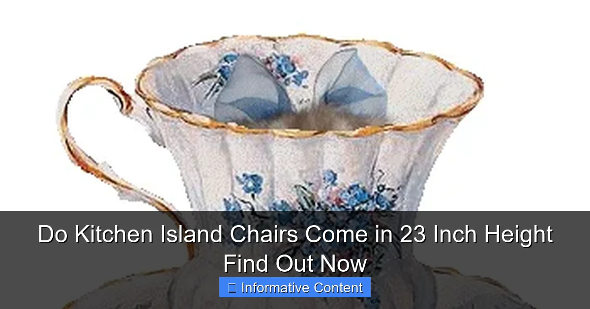 Do Kitchen Island Chairs Come in 23 Inch Height Find Out Now