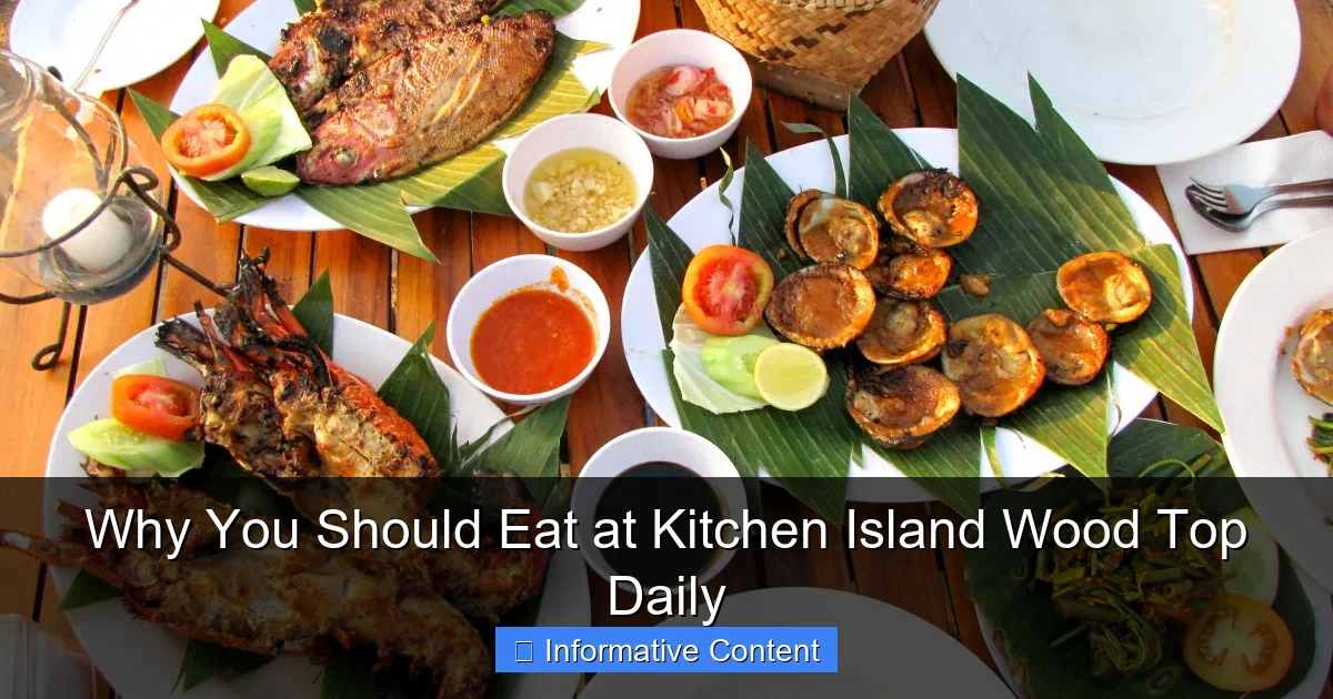 Why You Should Eat at Kitchen Island Wood Top Daily